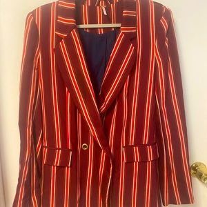 Cute Free People pinstripe blazer